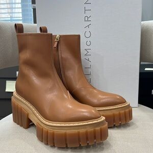 Stella McCartney Emilie Brown Leather Boots